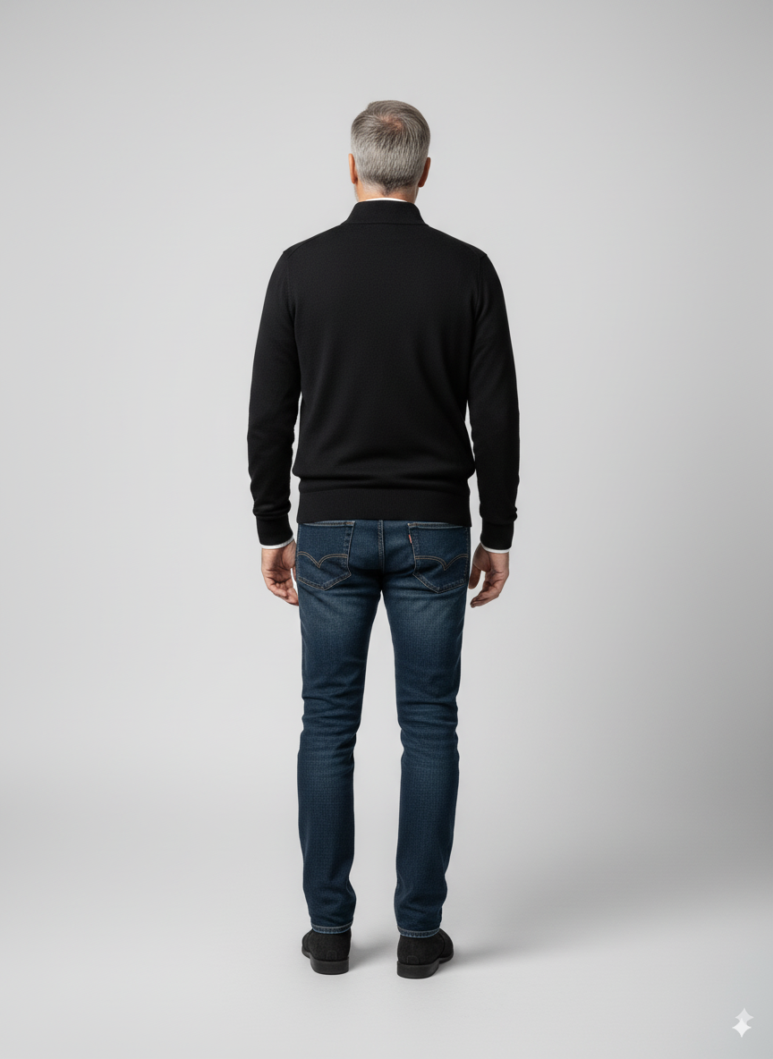 HALF-ZIP SWEATSHIRT